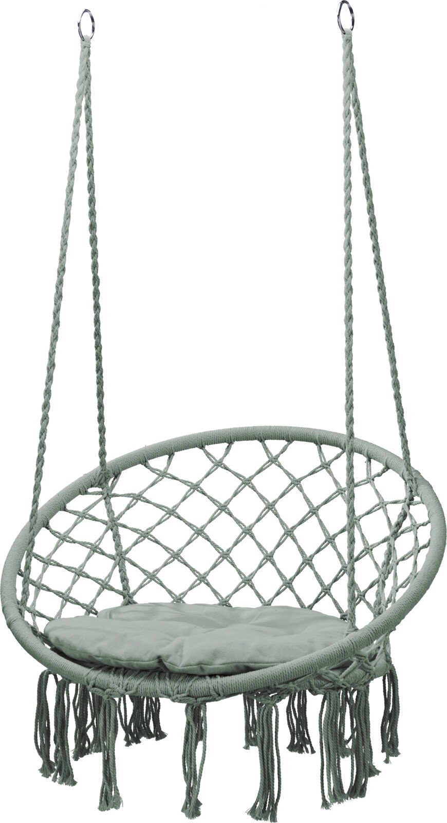 Hamakas-kėdė, Ø 80 cm, žalios sp.-0
