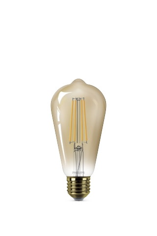 Dekoratyvinė LED lemputė PHILIPS VINTAGE GOLD, E27, ST64, 2200 K, 5,8W (=50W), 650 lm, dimeriuojama-0