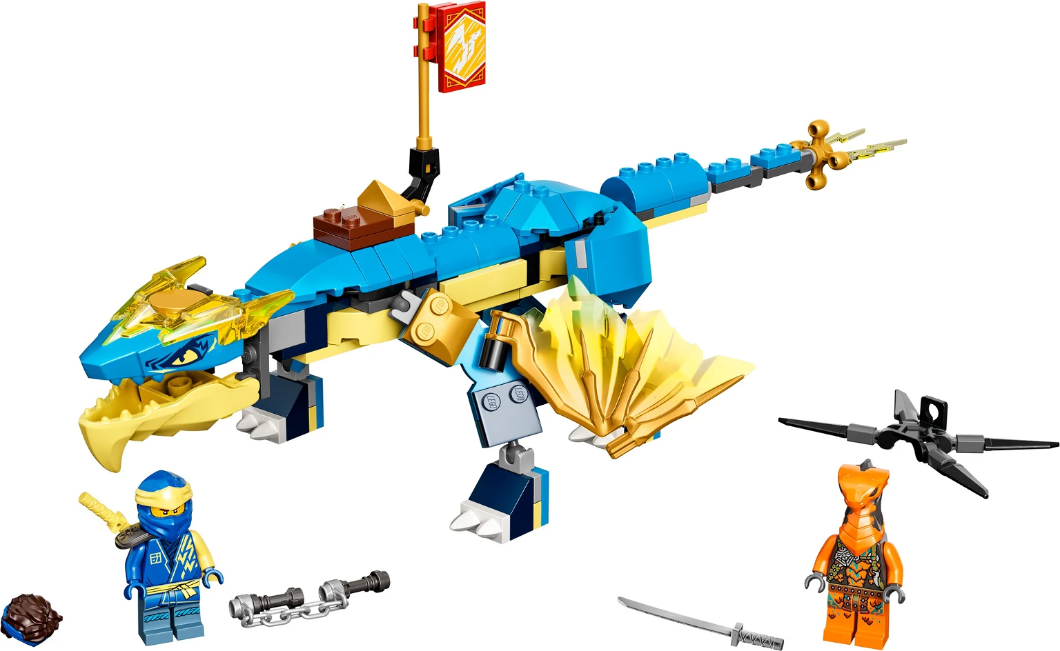 Konstruktorius LEGO NINJAGO - JAY'S THUNDER DRAGON EVO - 2