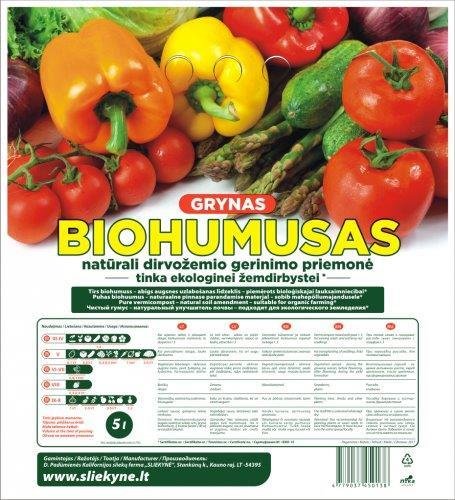 Biohumusas, 5 l