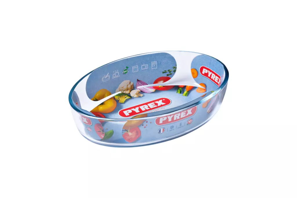 Stiklinė kepimo forma PYREX ICONIC OVAL, 17 x 25 cm, 1,6 l-0