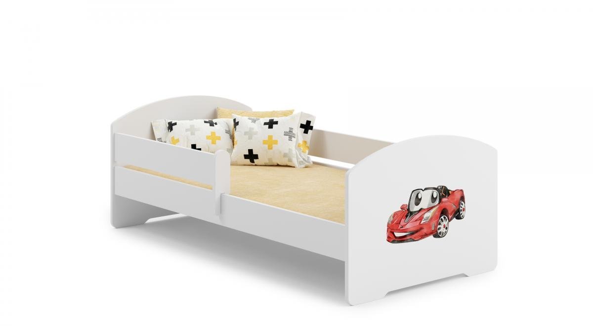 Vaikiška lova LUK Bar Cars, 140x70 cm - 6