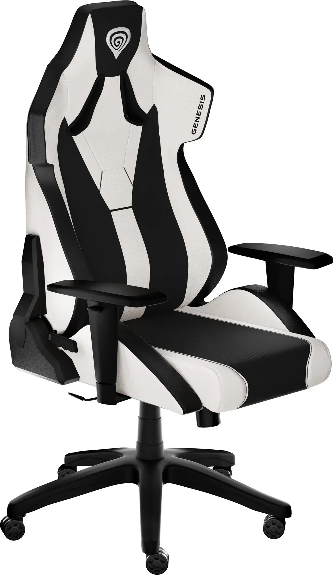 Žaidimų kėdė Genesis Nitro 650 Onyx, balta/juoda - 2