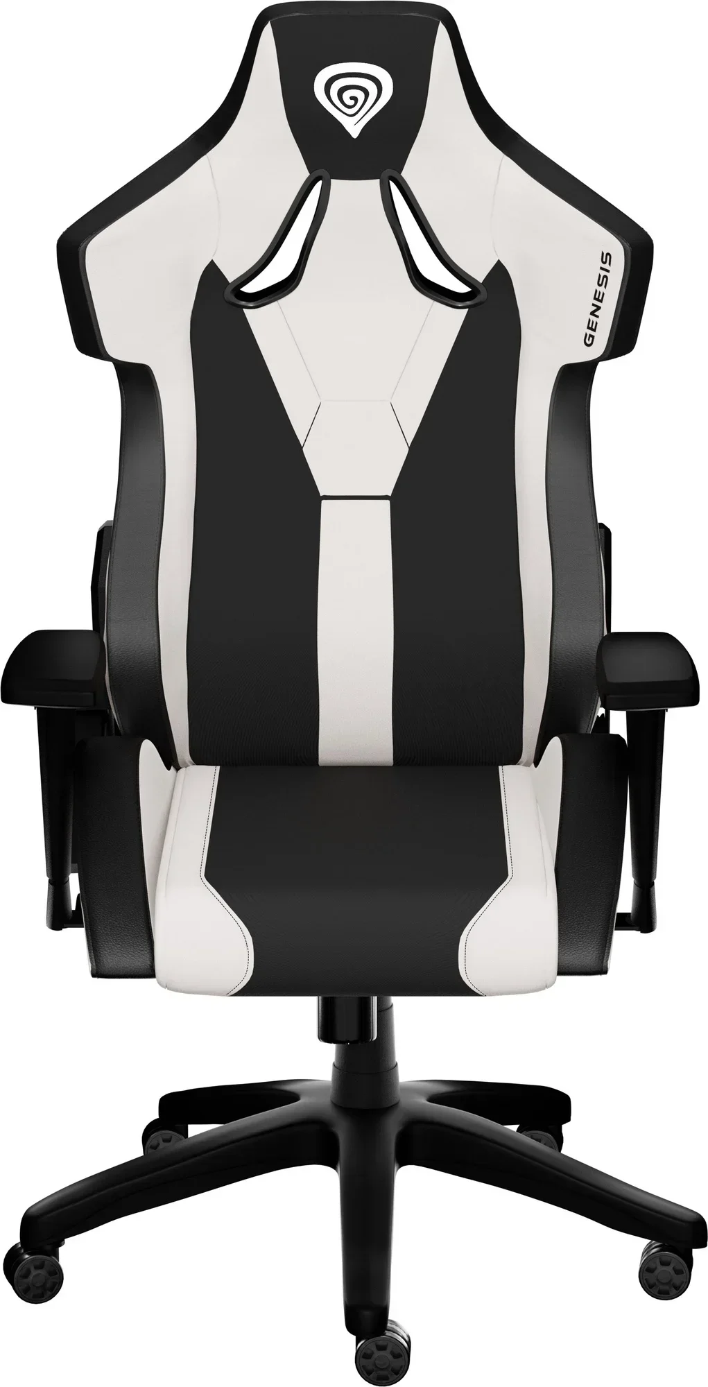 Žaidimų kėdė Genesis Nitro 650 Onyx, balta/juoda - 6