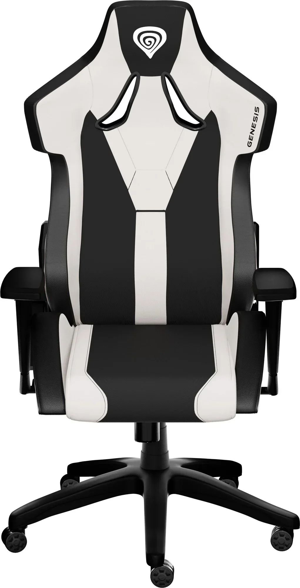 Žaidimų kėdė Genesis Nitro 650 Onyx, balta/juoda - 1