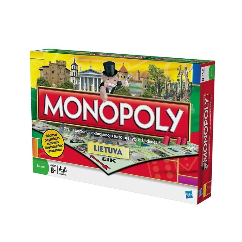 Stalo žaidimas MONOPOLY: Monopolis Lietuva