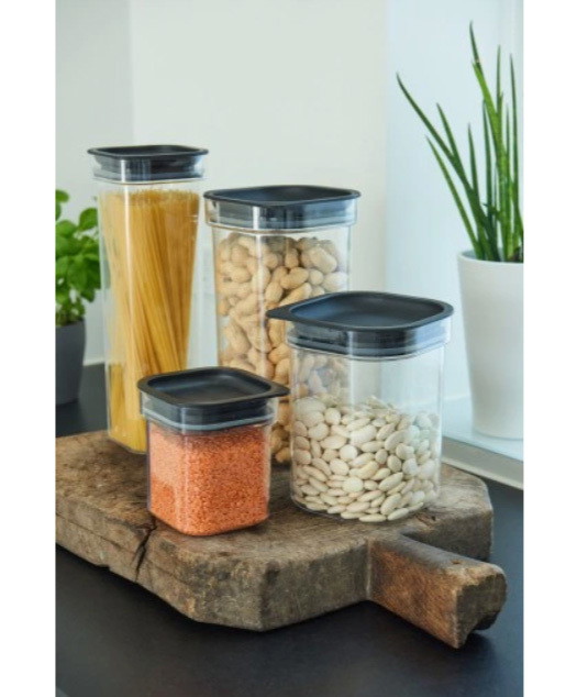 Birių produktų laikymo indas su dangteliu PLAST TEAM HAMBURG, 1,6 l-1