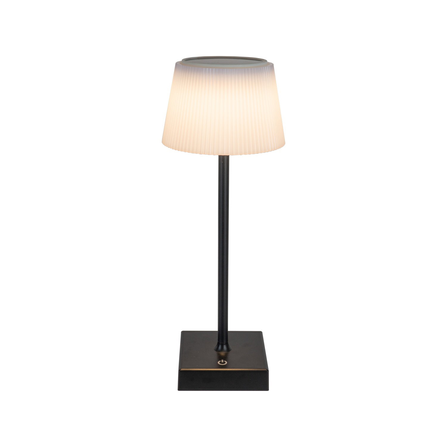 Stalinis LED šviestuvas KAUFTEC įkr saulės energija/Type-C+USB touch ON/OFF 13x13x35,2cm-0