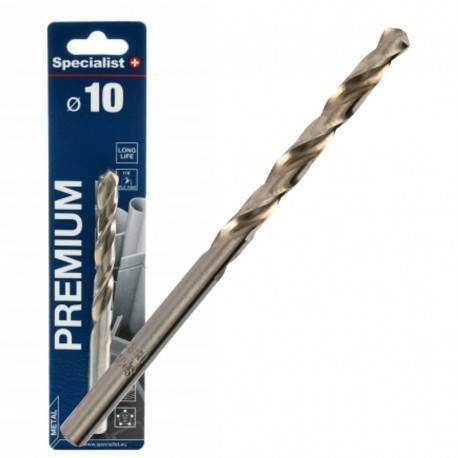 Metalo grąžtas SPECIALIST+ Premium, 10 mm, HSS