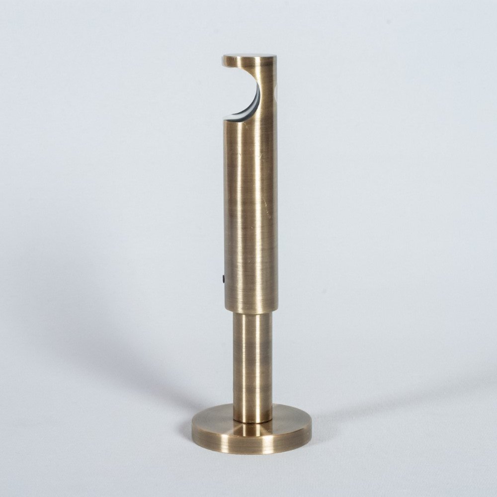 Karnizo laikiklis ASPEN NOVA, viengubas, šv. send. aukso sp., 14 cm, Ø19 mm