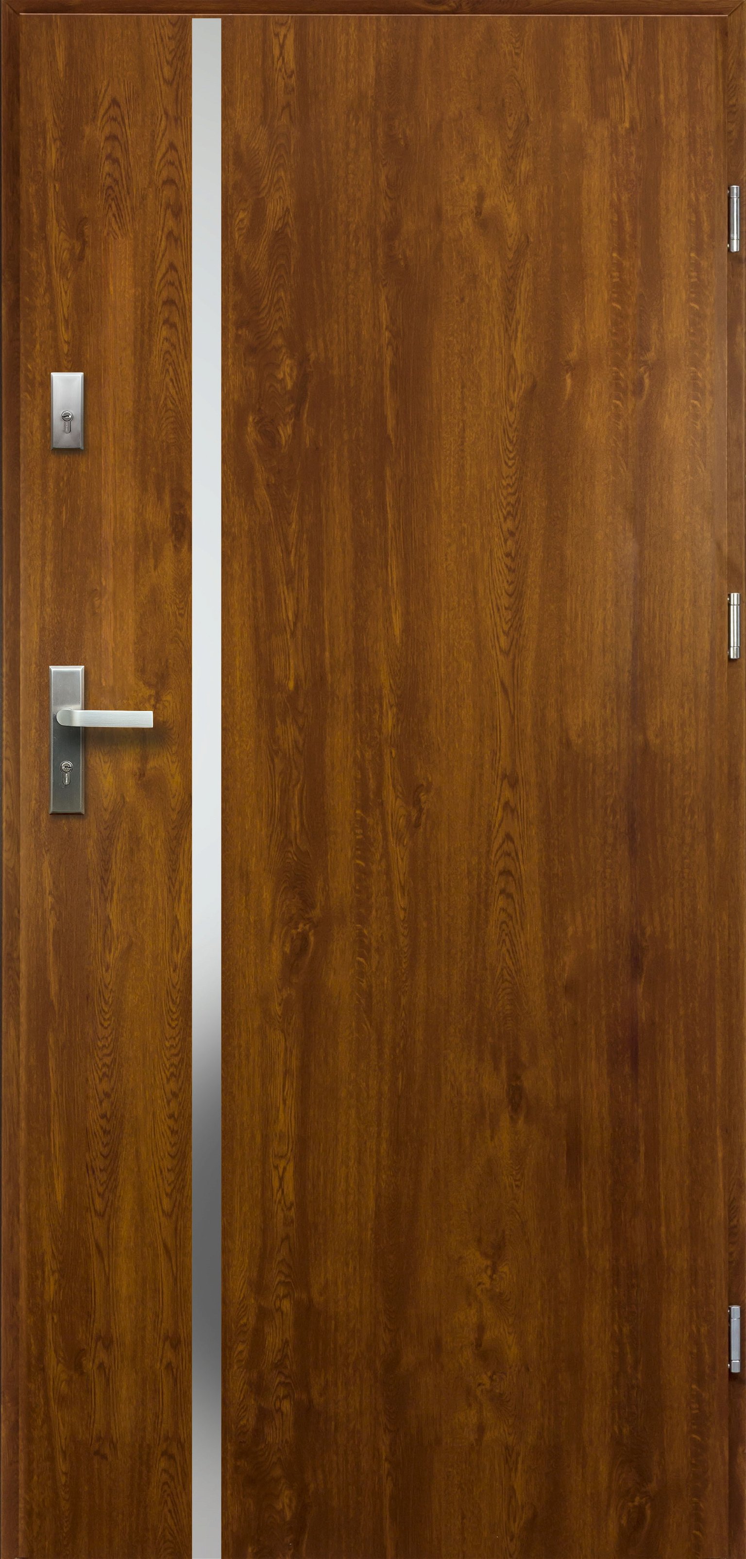 Lauko durys RADEX ARTE LINE, auksinio ąžuolo sp., 895 x 2063 mm, dešinė