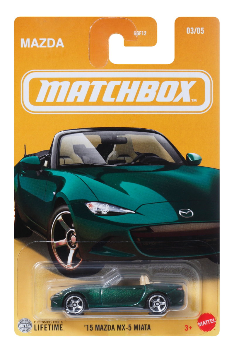 Automodeliai MATCHBOX, 1:64, įvairių dizainų - 5