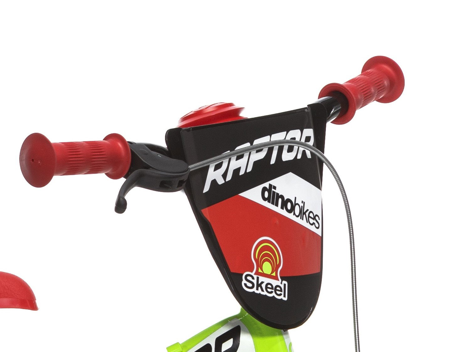 Vaikiškas dviratis Dino Bikes Raptor 612L-03RP, raudonas/žalias, 12" - 5