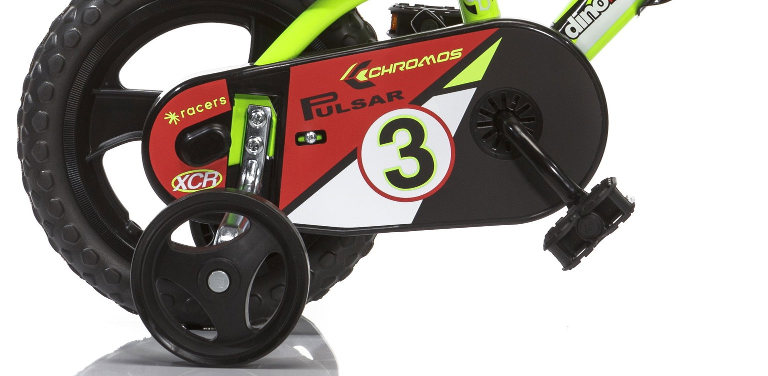 Vaikiškas dviratis Dino Bikes Raptor 612L-03RP, raudonas/žalias, 12" - 4