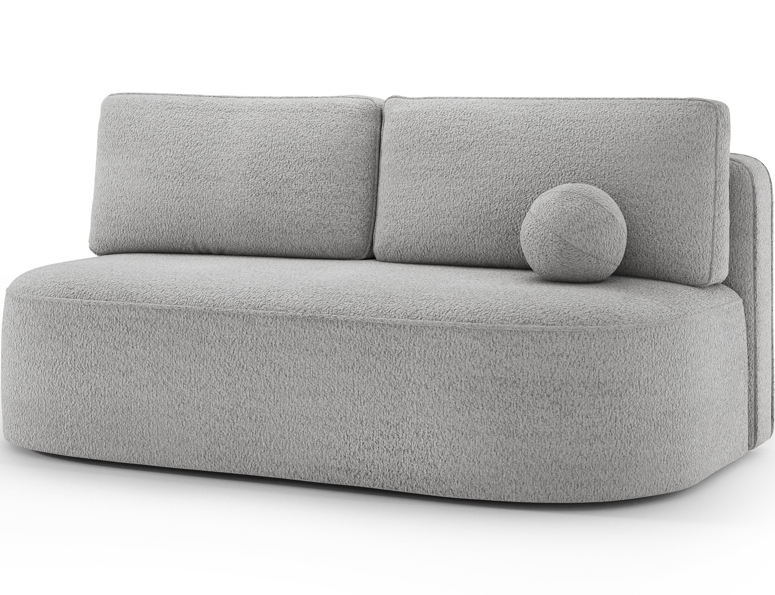 Sofa-lova Lilana Royal 04, pilka sp., 193 x 96 cm x 93 cm - 3