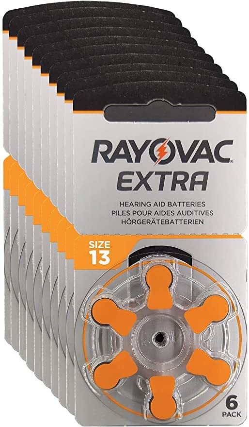 Elementai RAYOVAC HEARING AID BATTERIES, HAB 13, 6 vnt. ermitazas.lt