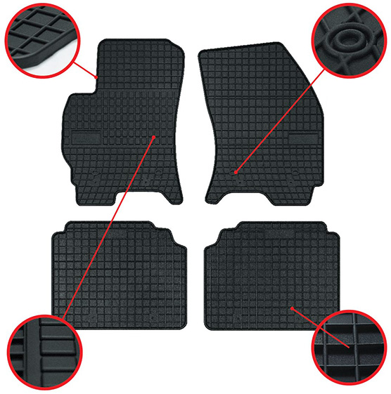 Automobiliniai kilimėliai AUDI III-8V NUO 2012; SEAT LEON III NUO 2013; VW GOLF VII NUO 2012 - 8