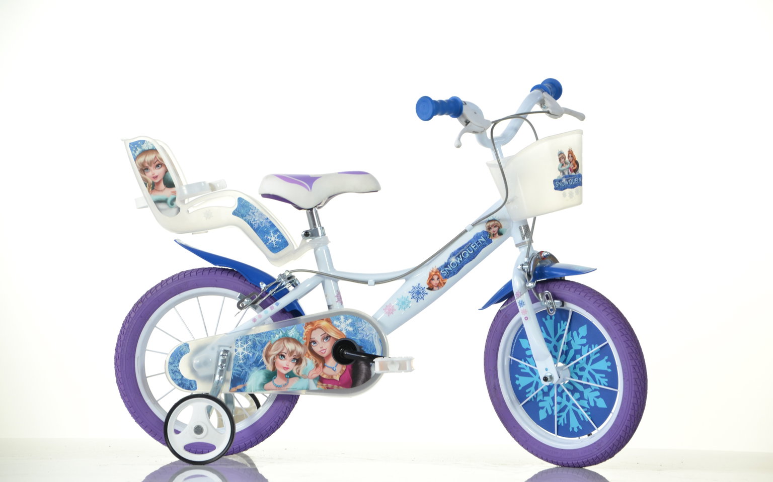 Vaikiškas dviratis Dino Bikes Snow Queen 16"-0