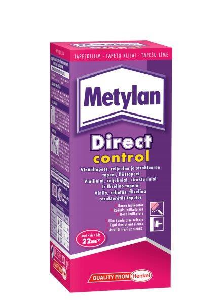 Klijai flizelininiams tapetams, su rausvu indikatoriumi METYLAN Direct control, 200 g-0