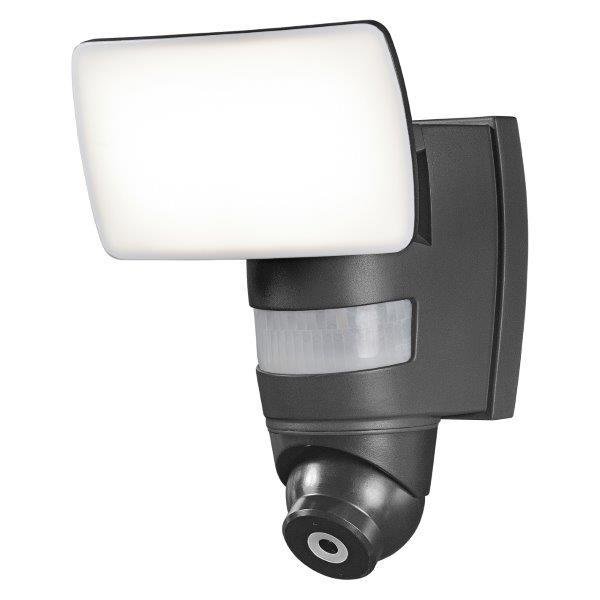 Išmanus LED prožektorius su WIFI kamera LEDVANCE PRO FLOOD, IP44, 3000 K, 1800 lm, 24 W, sensor, APP