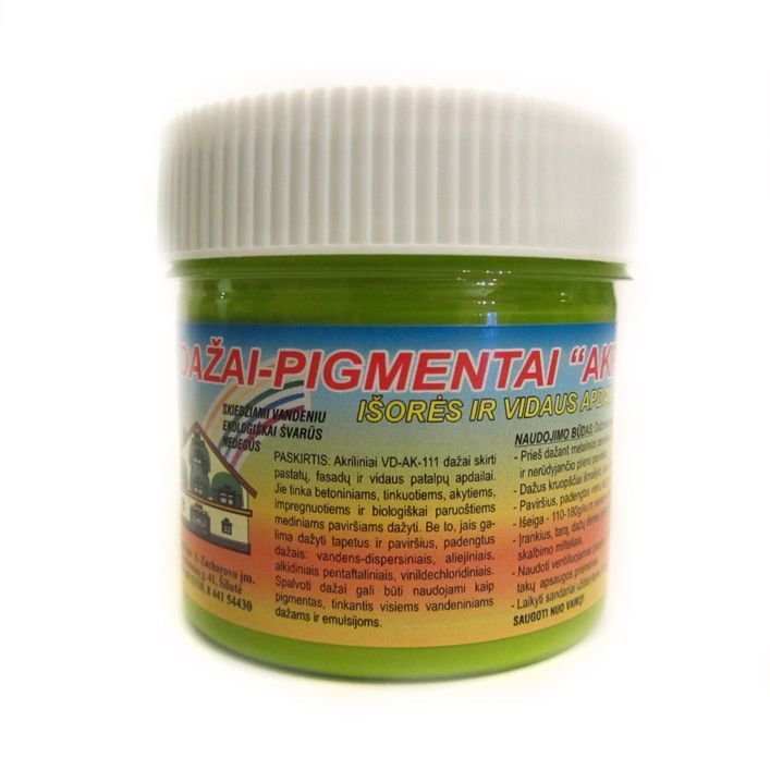 Dažų pigmentas AKRILEN, salotinės sp., 350 g