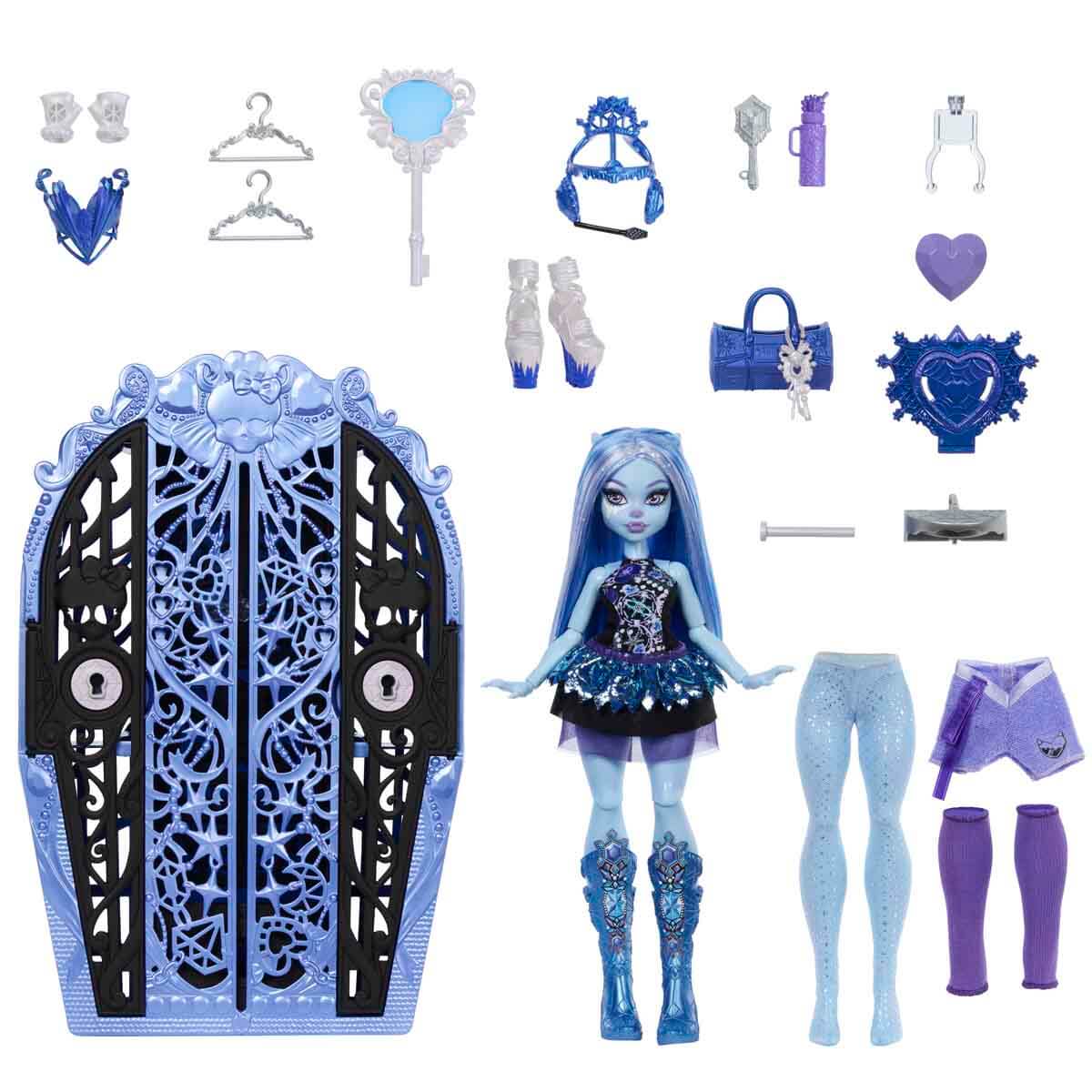 Lėlės siurprizų rinkinys MONSTER HIGH SKULLMATES, paslaptingų monstrių serija - 4