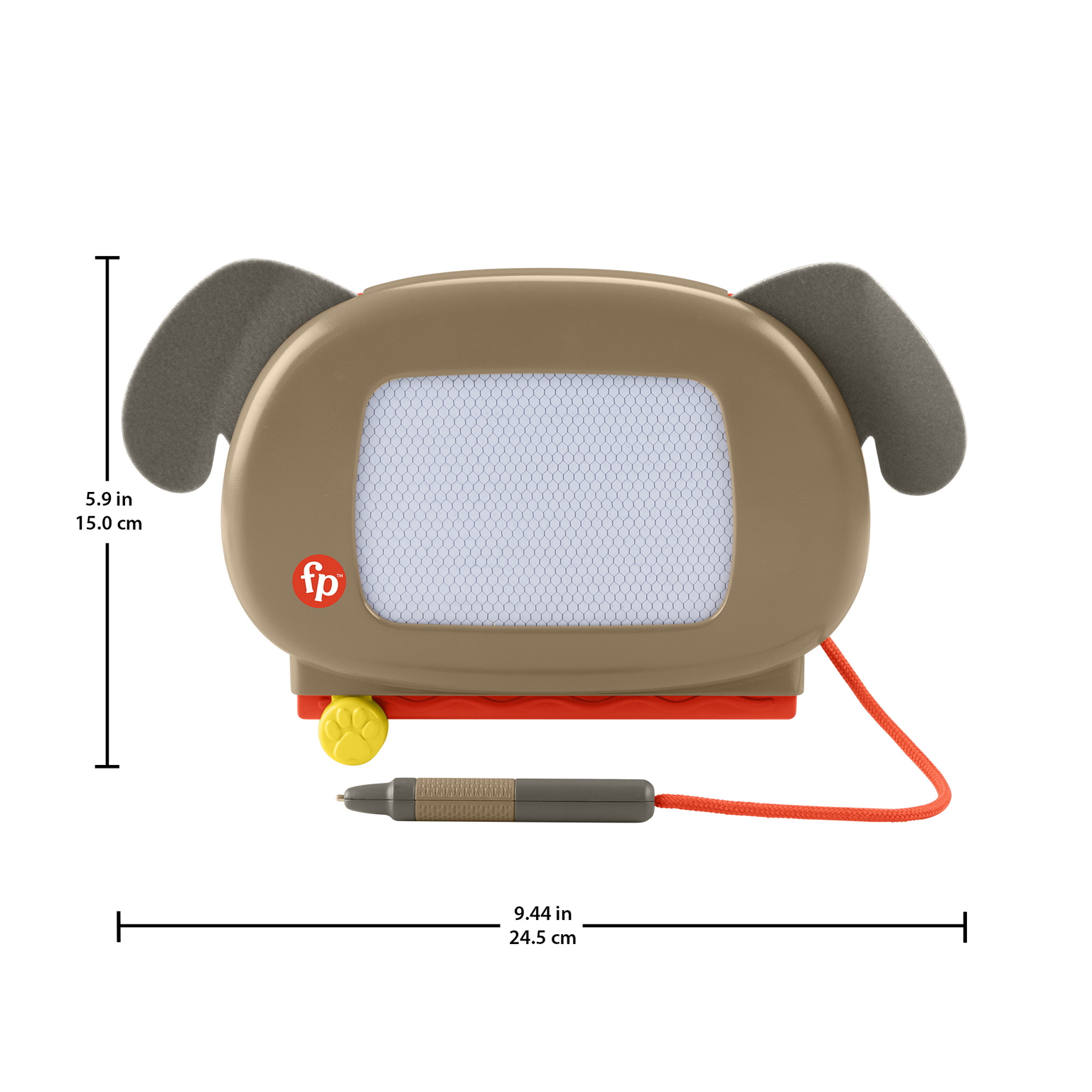 Fisher Price magnetinė piešimo lentelė  gyvūnėlis - 6