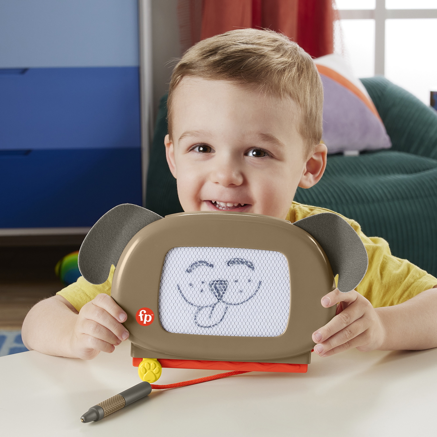 Fisher Price magnetinė piešimo lentelė  gyvūnėlis-1