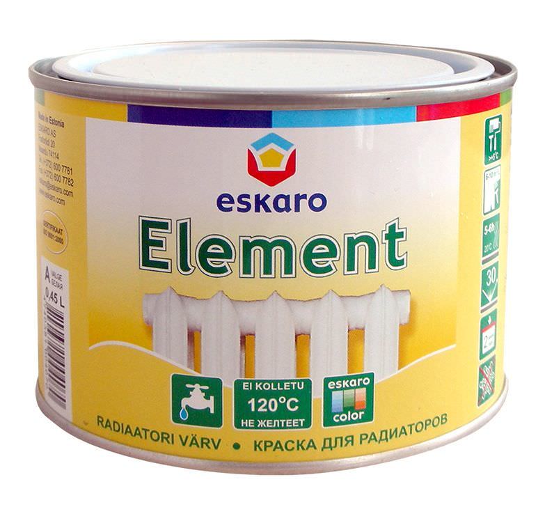 Akriliniai emaliniai radiatorių dažai ESKARO, pusiau matiniai, 450 ml-0