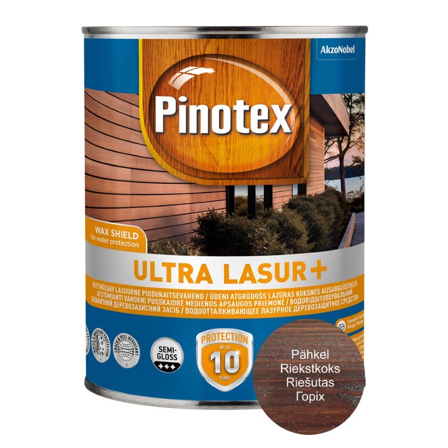 Medienos impregnantas PINOTEX ULTRA LASUR +, riešuto sp., 1 l-0
