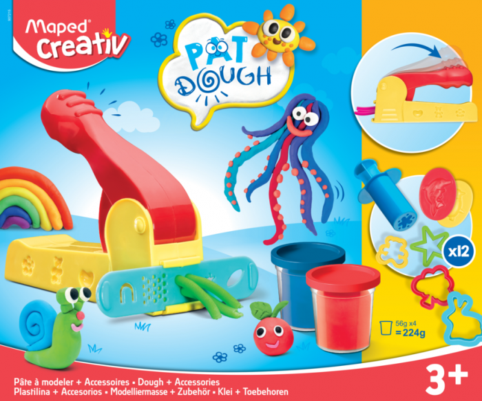 Lipdymo masės rinkinys MAPED Creativ PatDough-0