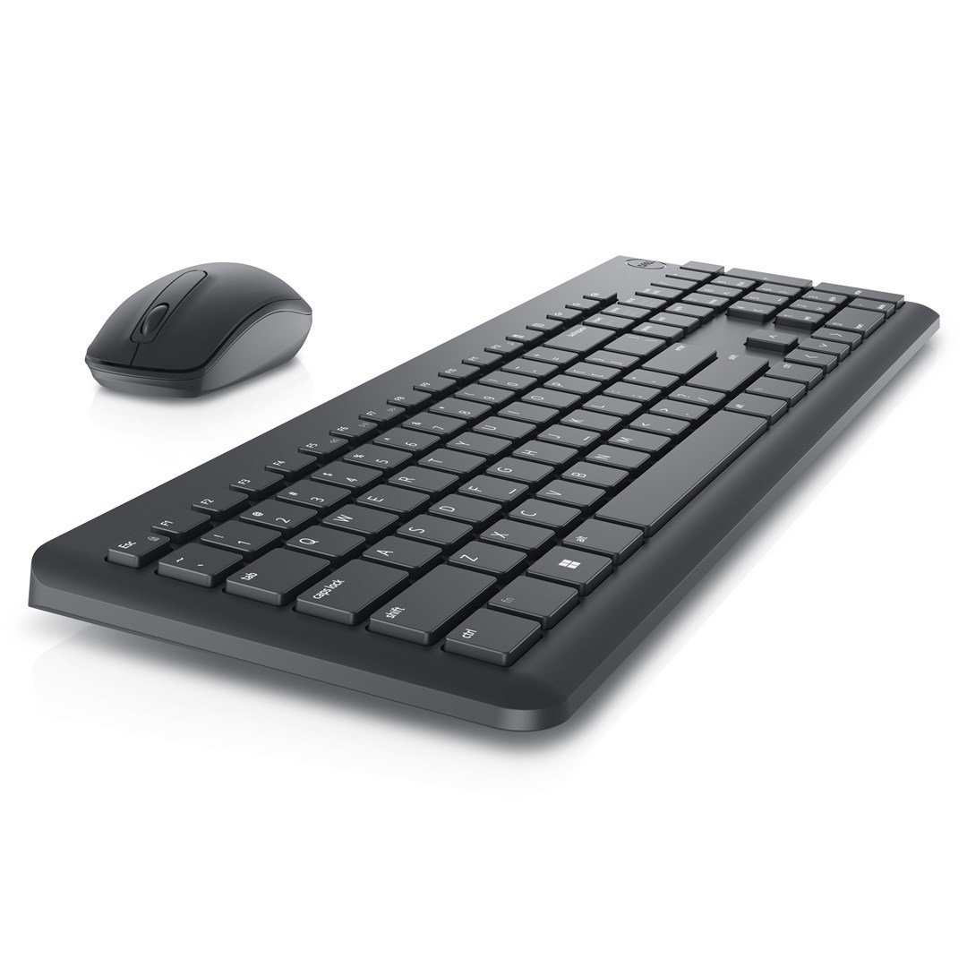 Klaviatūros ir pelės komplektas Dell KM3322W, EN, juoda - 6