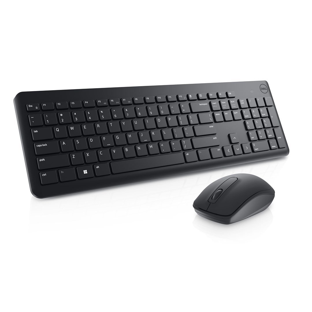 Klaviatūros ir pelės komplektas Dell KM3322W, EN, juoda - 5