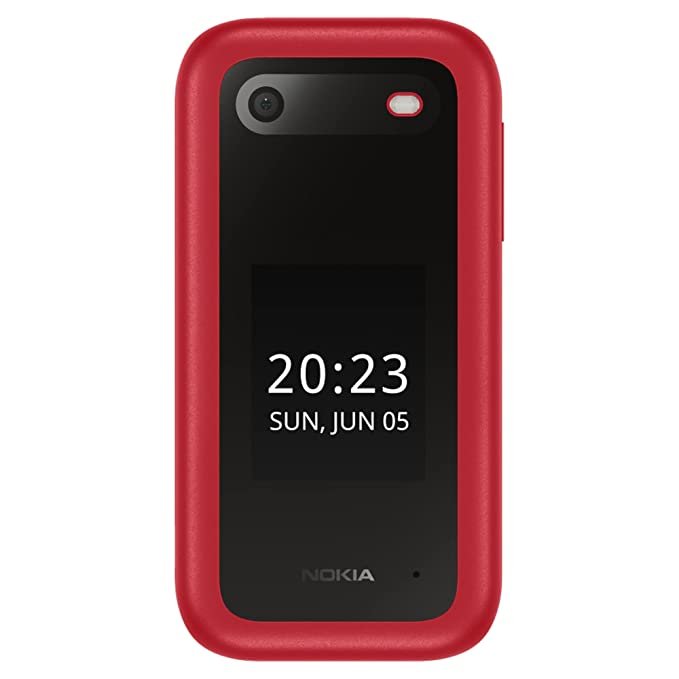 Mygtukinis telefonas Nokia 2660, 48GB/128MB, raudonas - 1