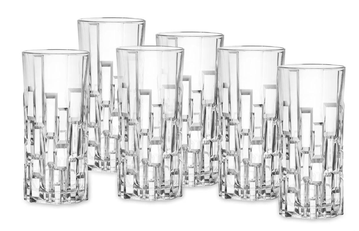 Krištolinės stiklinės RCR ETNA, 6 vnt., 340 ml-1