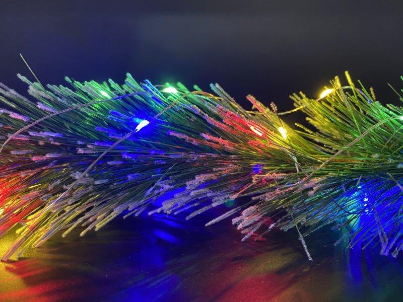Elektrinė girlianda COPPER WIRE, 200 LED, IP44, 12 V, 3,36 W, įvairių spalvų-1
