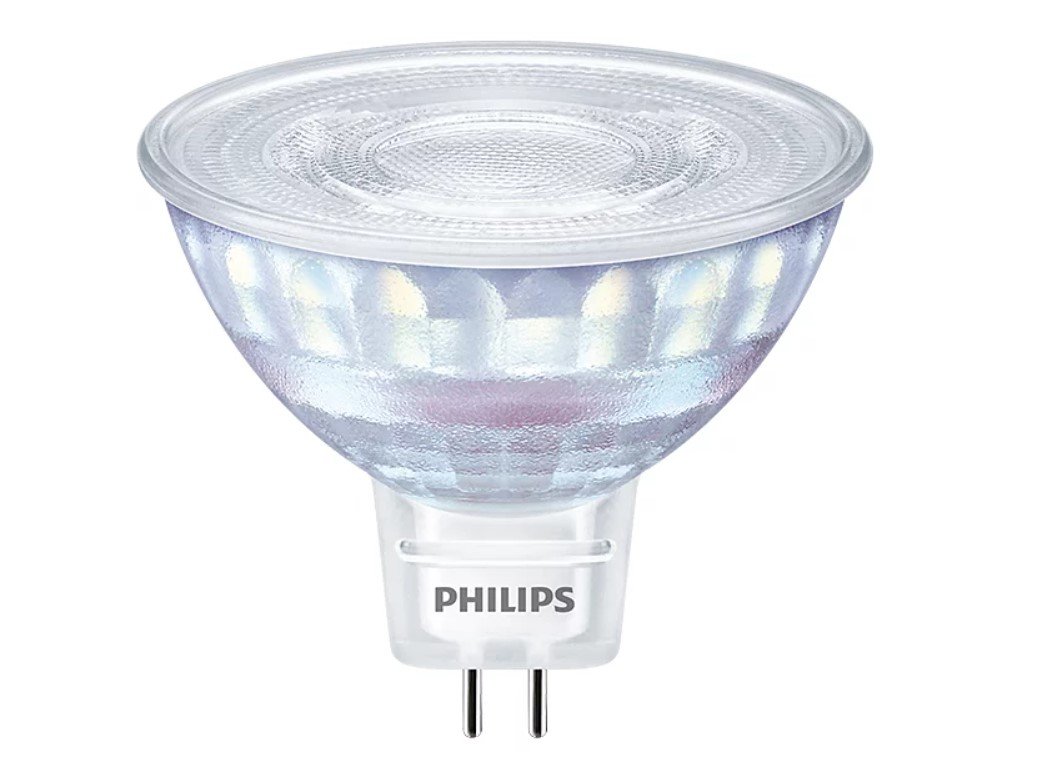 LED lemputė PHILIPS, 36D, GU5.3, 7W (=50W), 2200-2700K, 621 lm, dimeriuojama, šiltos sp.