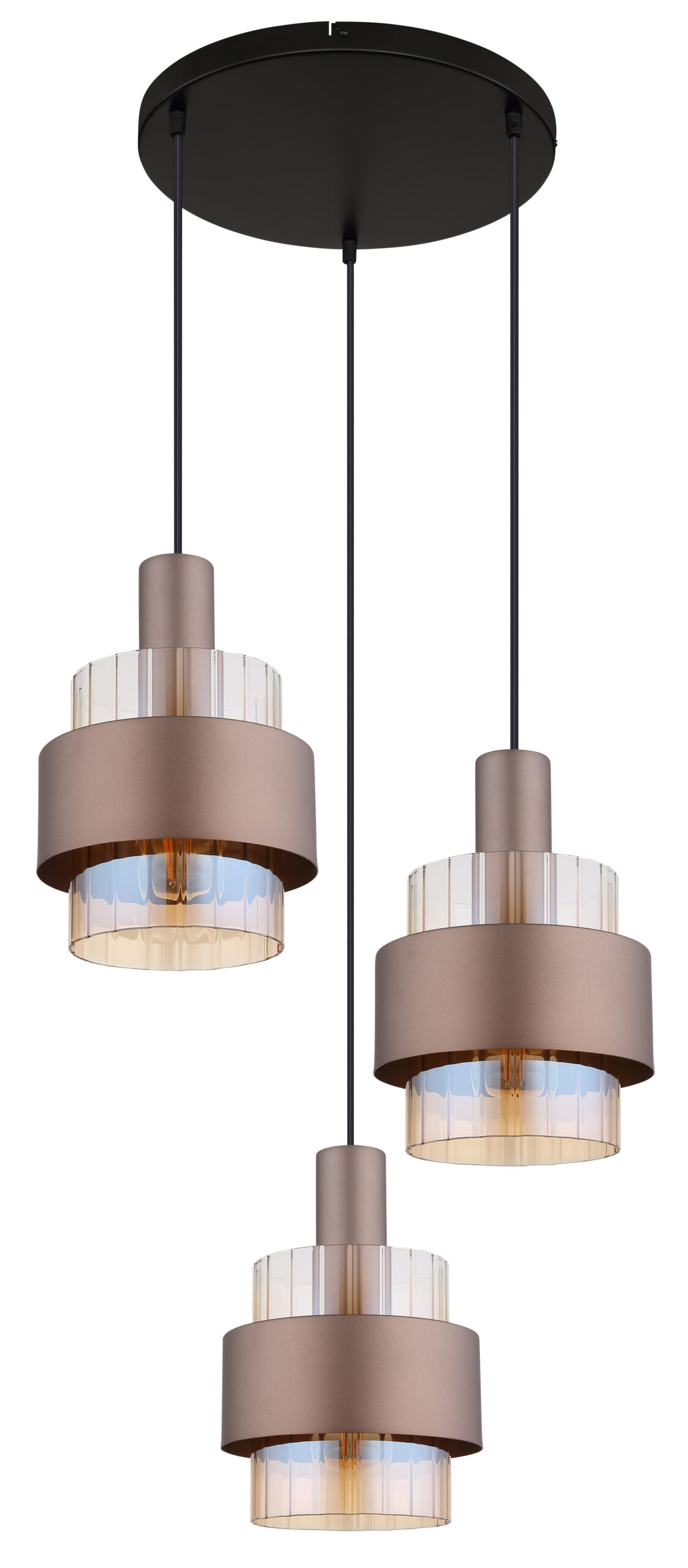 Pakabinamas šviestuvas GLOBO MILLEY, 3xE27, 60W, ø45x150cm-1