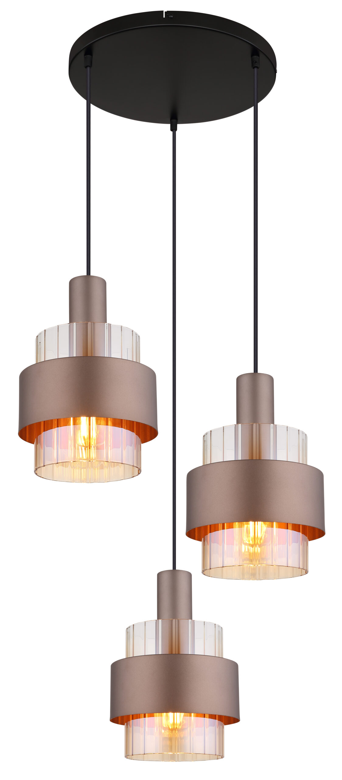 Pakabinamas šviestuvas GLOBO MILLEY, 3xE27, 60W, ø45x150cm-0