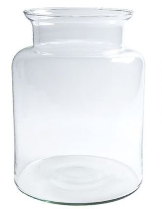 Stiklinė vaza, 25 x 19 cm