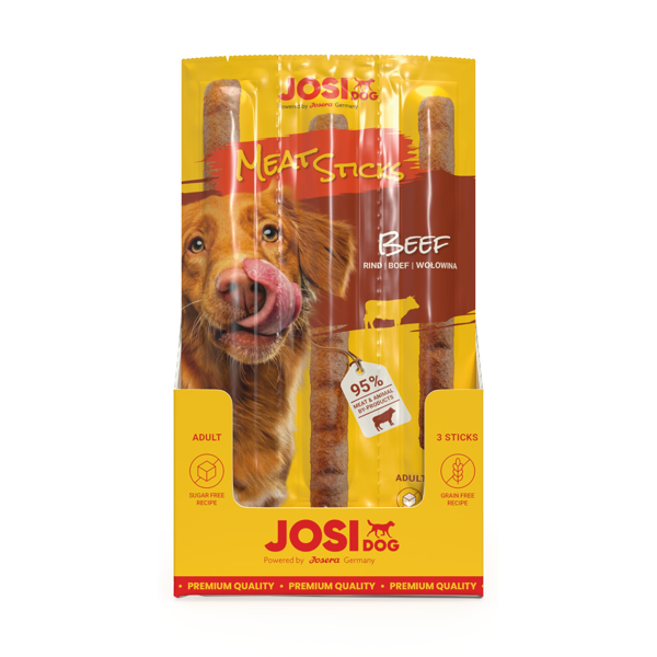 Skanėstas šunims JOSIDOG Meat Sticks, su jautiena, 33 g-0