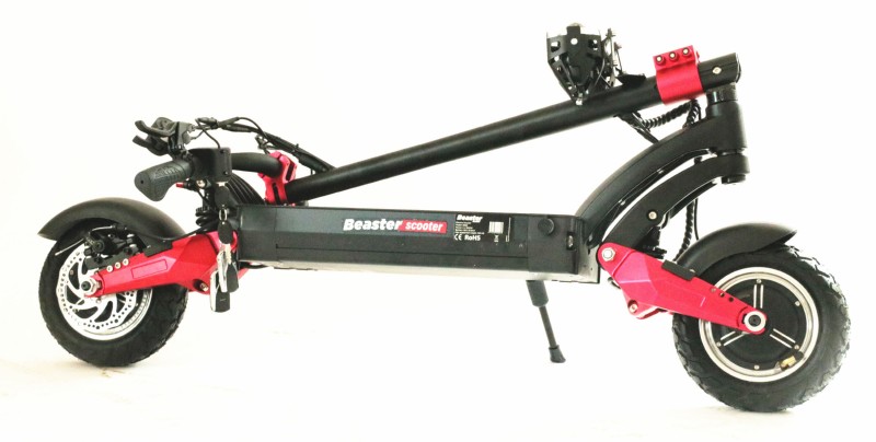 Elektrinis paspirtukas Beaster Scooter BS65, 2 x 1600 W, 52 V, 20.8 Ah - 4