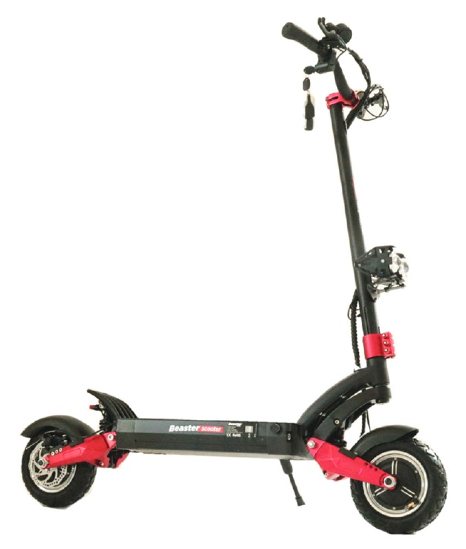 Elektrinis paspirtukas Beaster Scooter BS65, 2 x 1600 W, 52 V, 20.8 Ah - 3