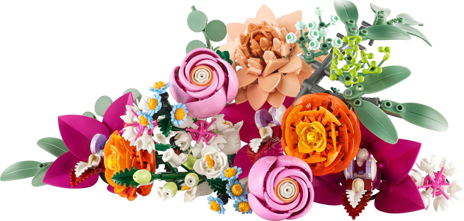 Konstruktorius LEGO Botanicals Pretty Pink Flower Bouquet - 7