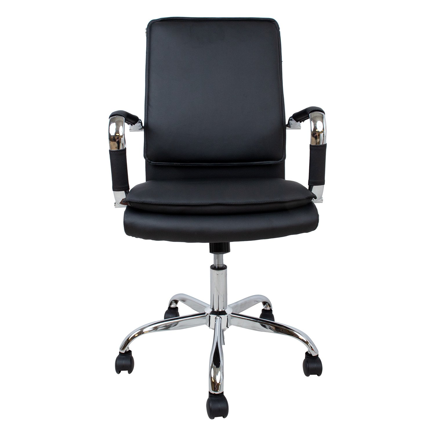 Biuro kėdė ULTRA, 54,5x63xH94-104 cm, juoda - 2