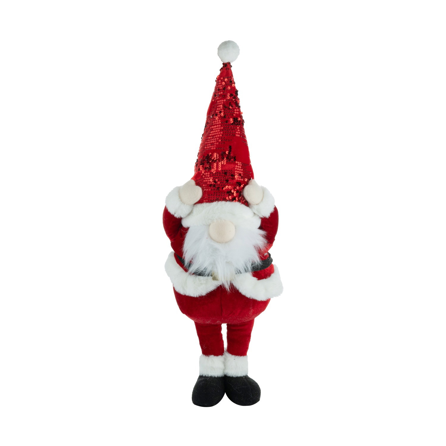 Kalėdų dekoracija ELEMENTS SENSE SANTA, baltos/raudonos sp., 44 cm-0