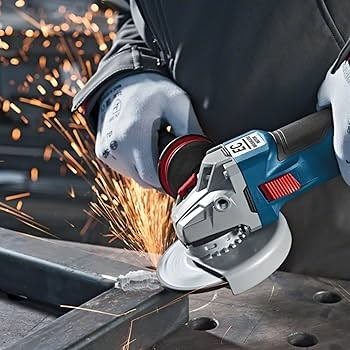 Akumuliatorinis kampinis šlifuoklis BOSCH GWS 18V-8 Solo, 18 V, 125 mm, be akumuliatoriaus - 2