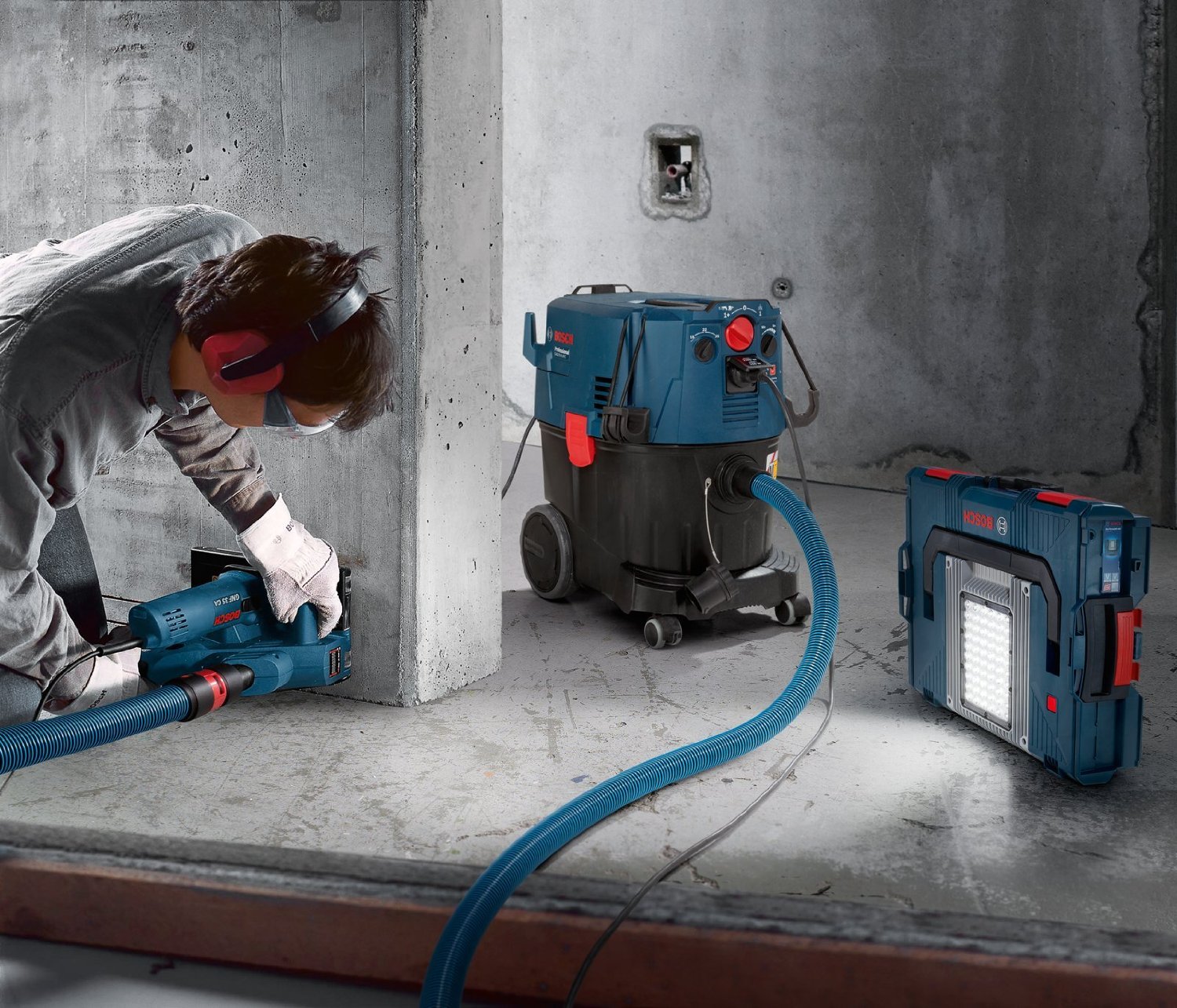 Mūro freza BOSCH PRO Chaser GRF 35 CA, 1400 W - 4