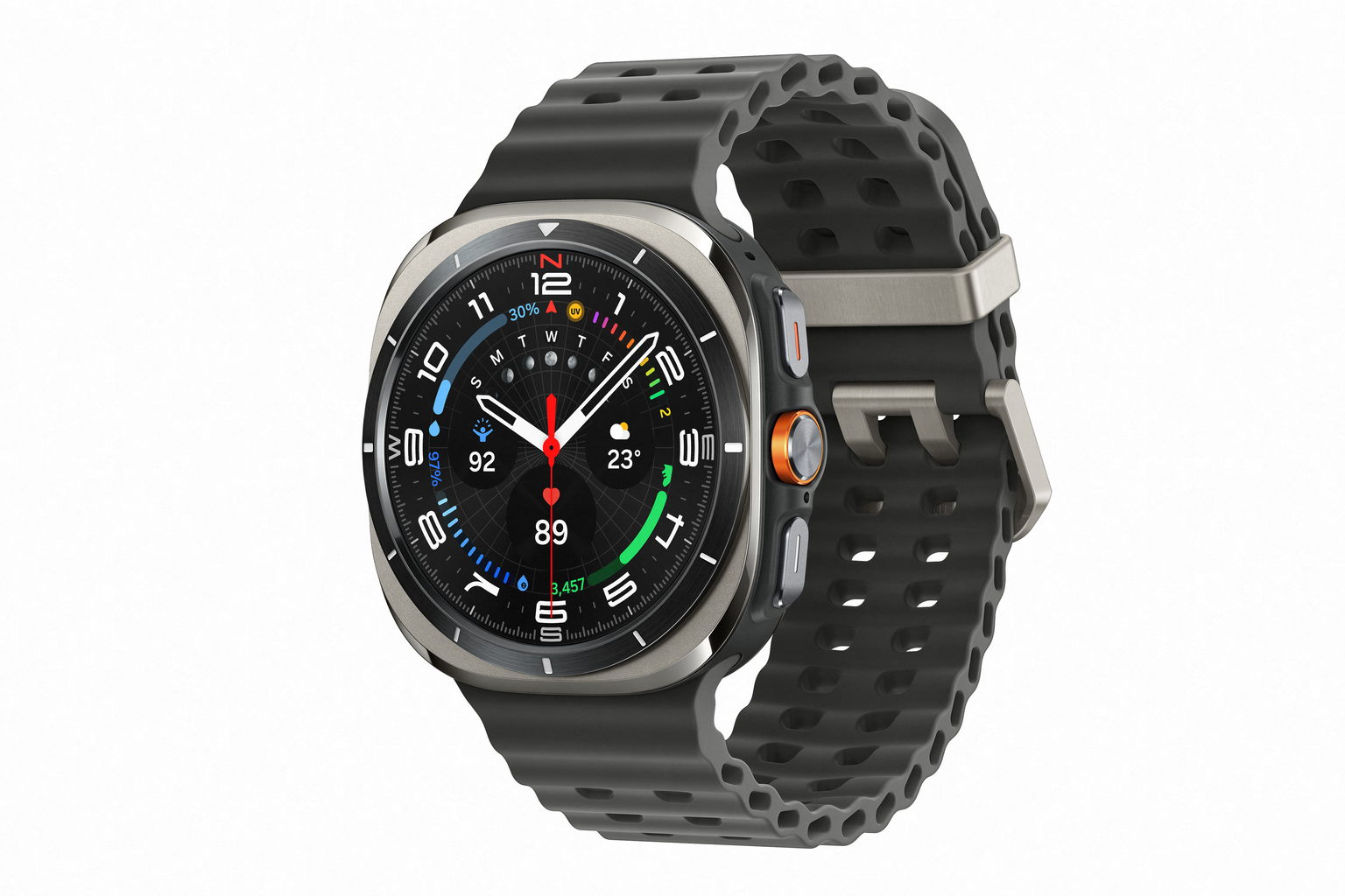 Išmanusis laikrodis Samsung Galaxy Watch Ultra, LTE, 45 mm, sidabro - 3
