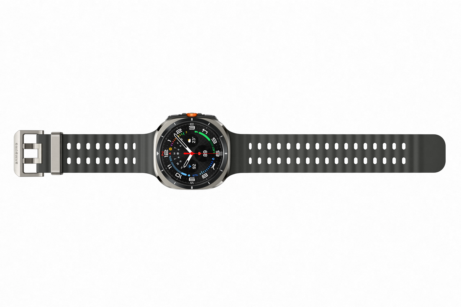 Išmanusis laikrodis Samsung Galaxy Watch Ultra, LTE, 45 mm, sidabro - 6
